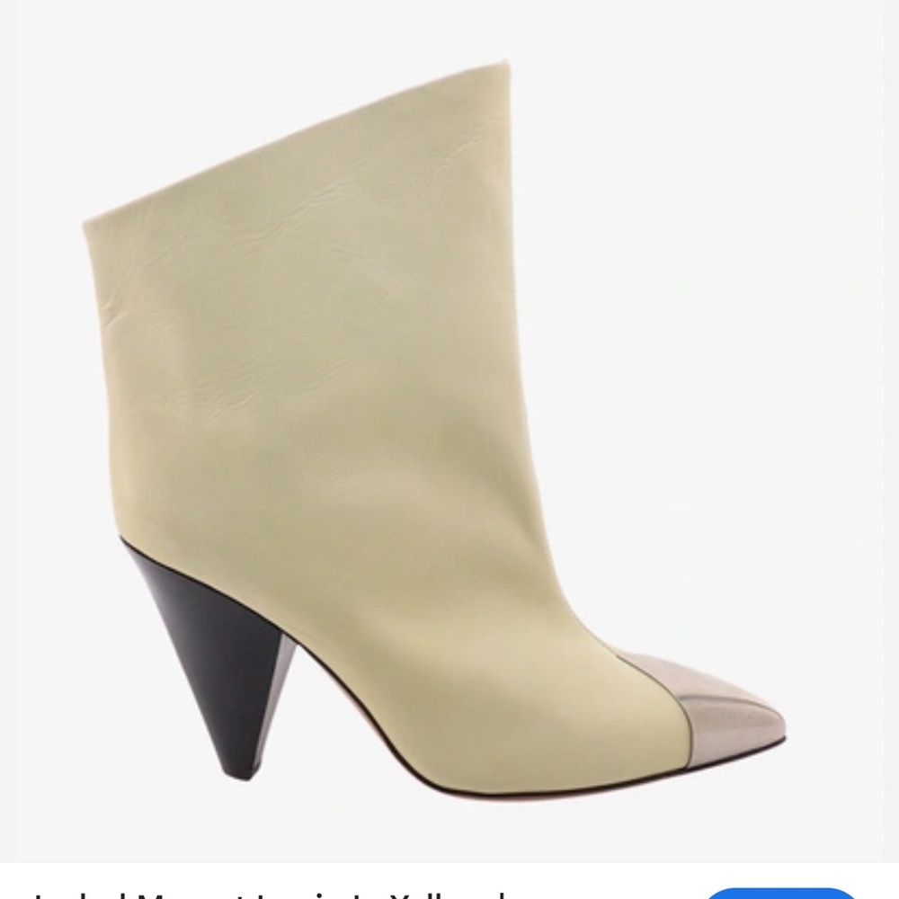 ISABEL MARANT LAPIO IN YELLOW SIZE 8